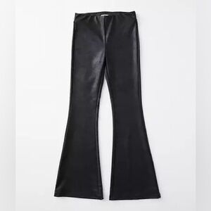 Modish Rebel Leather High Rise Flare Pant